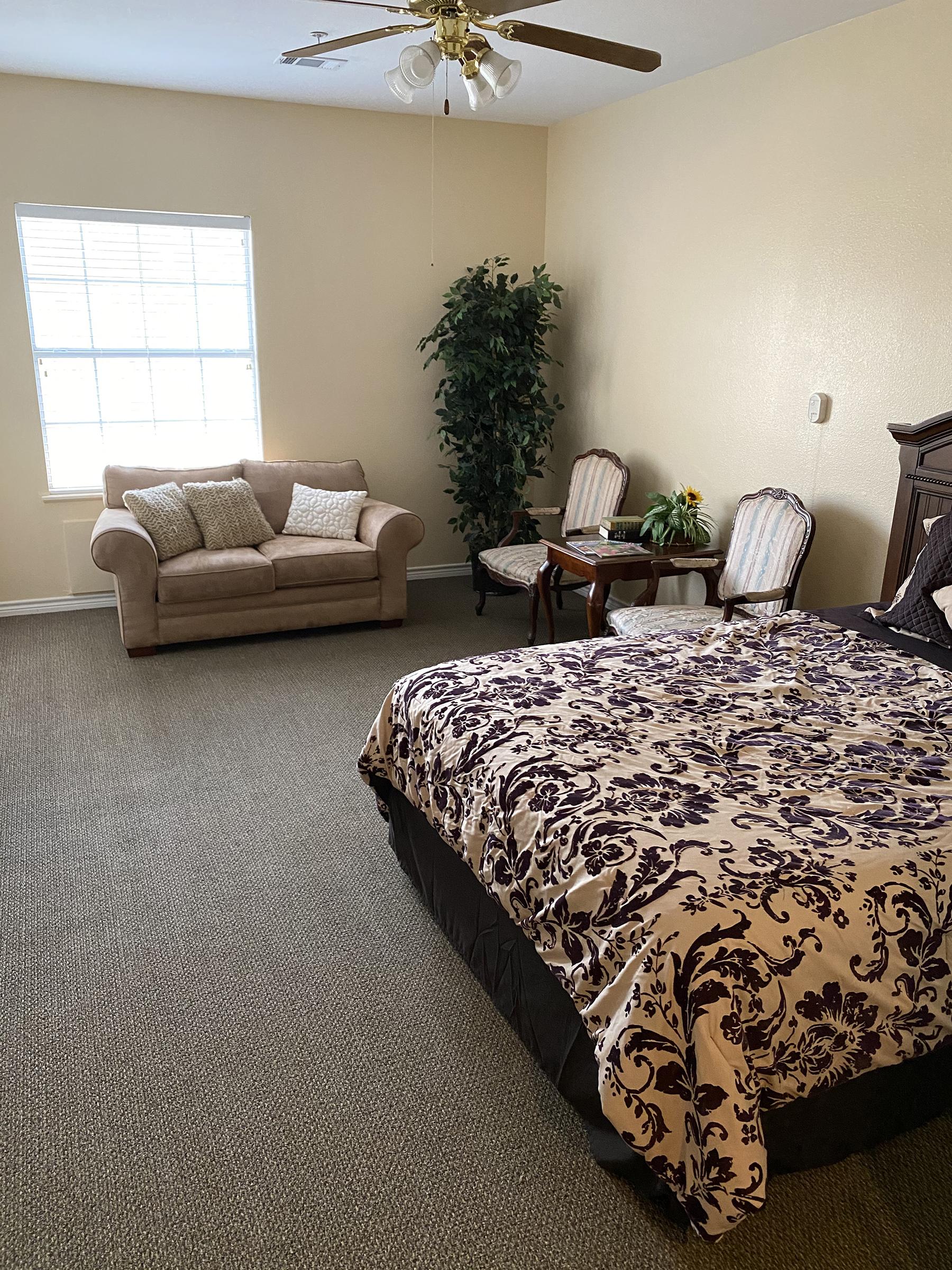 Bedroom at Stone Brook Assisted Living and Memory Care